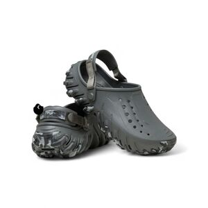 CROCS Echo Ro Thermoplastic Men's Gray Slip On Clogs